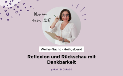 Rauhnächte: Reflektion mit Gratitude Öl