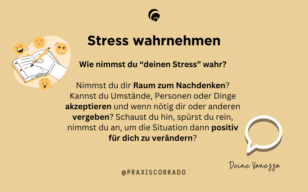 Nutzt du deine Achtsamkeit und Aufmerksamkeit für das Wahrnehmen von Stress und Stressfaktoren?